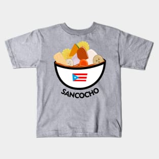 Puerto Rican Food Sancocho Latino Caribbean Meat Stew Kids T-Shirt